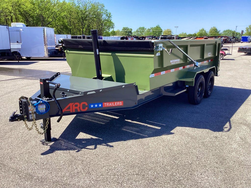 ARC Trailers 14'x83" Telescopic Dump Trailer w/ 3' Sides (BDT) - Stock #91580 - Image 8 of 13