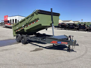 ARC Trailers 14'x83" Telescopic Dump Trailer w/ 3' Sides (BDT)