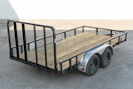 PJ Trailers 14'x83" Tandem Axle 4" Channel Utility Trailer (UL) Stock #91587 - Thumbnail 6