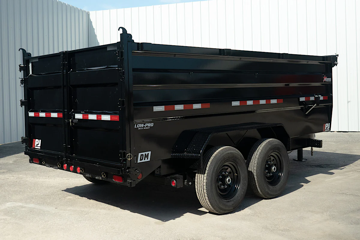 PJ Trailers 14'x83" Low Pro High Side Dump Trailer w/ 4' Sides (DM) - Stock #91593 - Image 20 of 30 PJ Trailers 14'x83" Low Pro High Side Dump Trailer w/ 4' Sides (DM) - Stock #91593 - Image 20 of 30