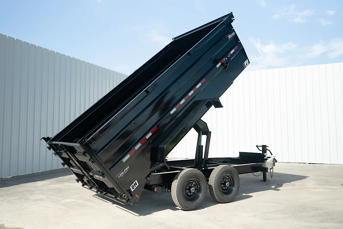PJ Trailers 14'x83" Low Pro High Side Dump Trailer w/ 4' Sides (DM) - Stock #91594 - Image 21 of 30 PJ Trailers 14'x83" Low Pro High Side Dump Trailer w/ 4' Sides (DM) - Stock #91594 - Image 21 of 30