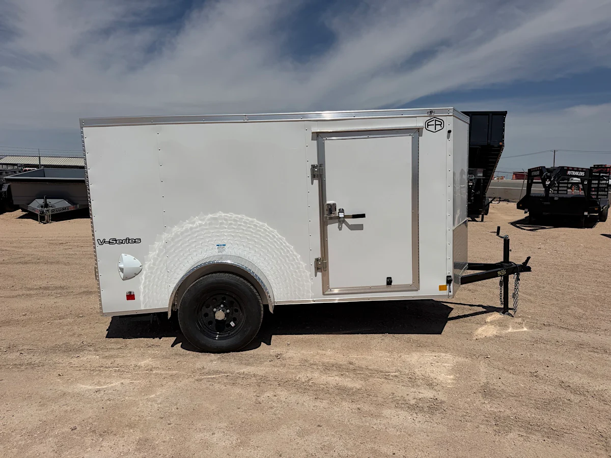 Continental Cargo 5'x10' Enclosed Cargo Trailer w/ Rear Ramp Door (C1) - Stock #91598 - Image 2 of 8 Continental Cargo 5'x10' Enclosed Cargo Trailer w/ Rear Ramp Door (C1) - Stock #91598 - Image 2 of 8