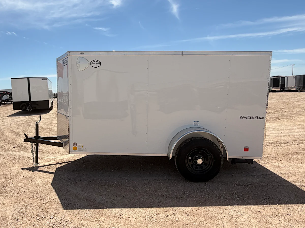 Continental Cargo 5'x10' Enclosed Cargo Trailer w/ Rear Ramp Door (C1) - Stock #91598 - Image 6 of 8 Continental Cargo 5'x10' Enclosed Cargo Trailer w/ Rear Ramp Door (C1) - Stock #91598 - Image 6 of 8