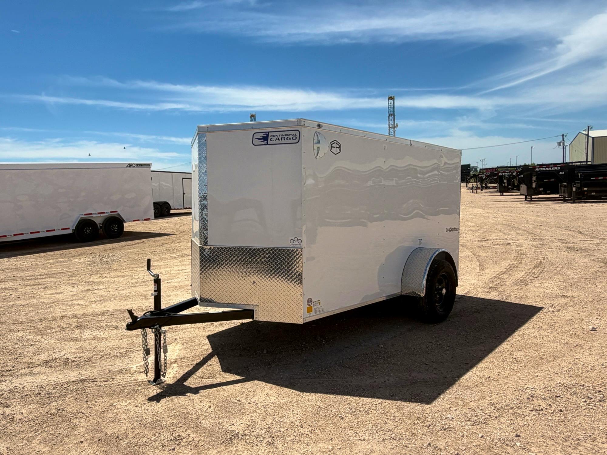 Continental Cargo 5'x10' Enclosed Cargo Trailer w/ Rear Ramp Door (C1) - Stock #91598 - Image 7 of 8