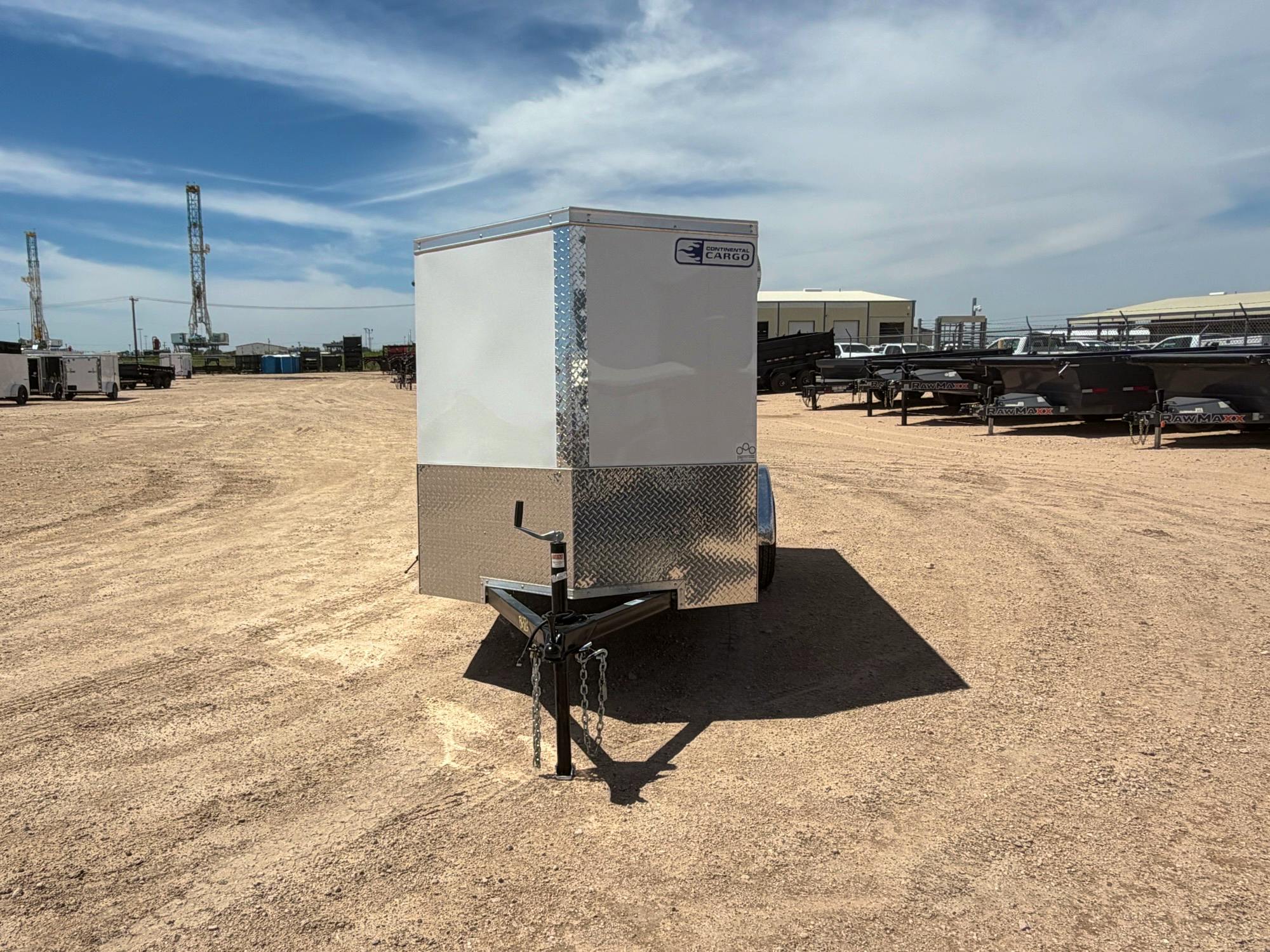 Continental Cargo 5'x10' Enclosed Cargo Trailer w/ Rear Ramp Door (C1) - Stock #91598 - Image 8 of 8