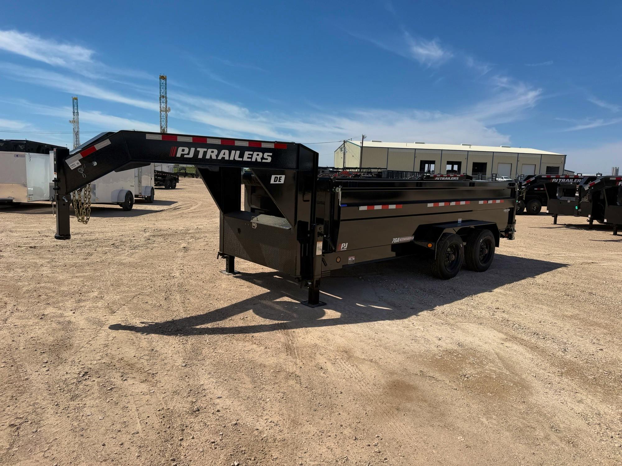 PJ Trailers 16'x83" Heavy Duty Dump Trailer w/ 3ft Sides (DE) - Stock #91603 - Image 5 of 8