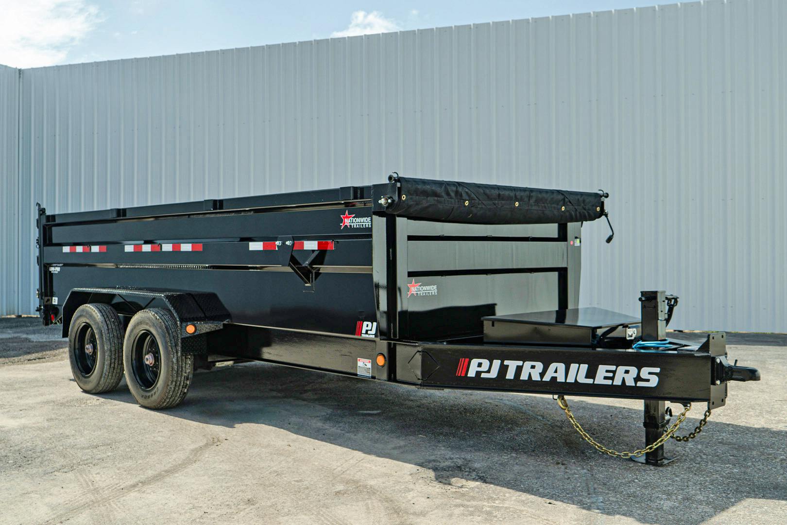 PJ Trailers 16'x83" HD Low Pro Dump Trailer w/ 3' Sides (DE) - Stock #91604 - Image 2 of 27