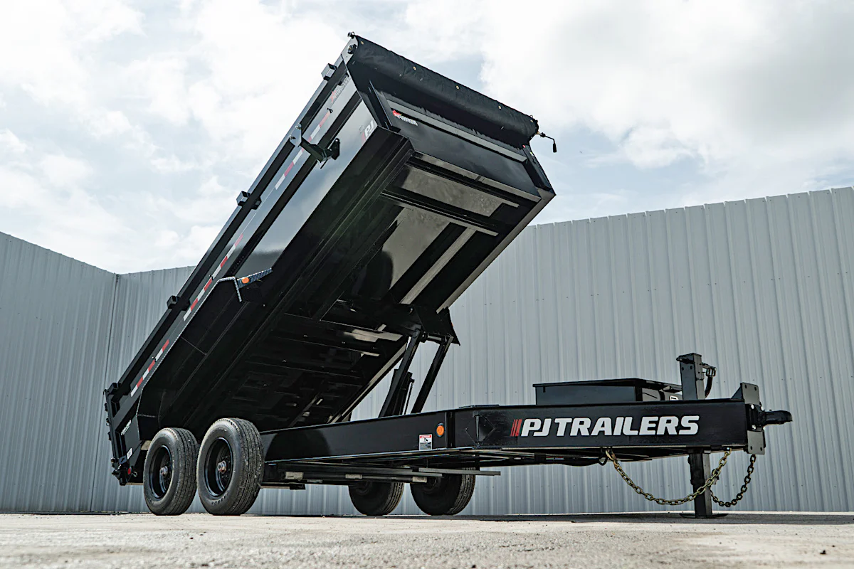 PJ Trailers 16'x83" HD Low Pro Dump Trailer w/ 3' Sides (DE) - Stock #91604 - Image 3 of 27 PJ Trailers 16'x83" HD Low Pro Dump Trailer w/ 3' Sides (DE) - Stock #91604 - Image 3 of 27