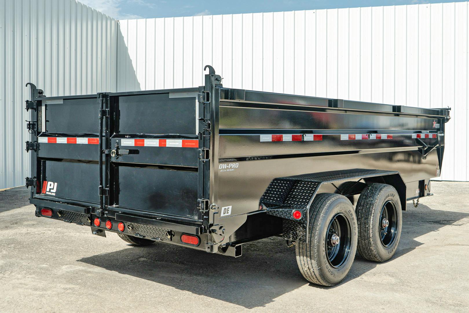 PJ Trailers 16'x83" HD Low Pro Dump Trailer w/ 3' Sides (DE) - Stock #91604 - Image 20 of 27