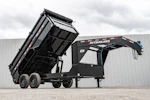 PJ Trailers 14'x83" 18k GN Low Pro Dump Trailer w/ 4' Sides (DX) Stock #91620 - Thumbnail 5