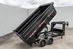 PJ Trailers 14'x83" 18k GN Low Pro Dump Trailer w/ 4' Sides (DX) Stock #91620 - Thumbnail 20