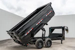 PJ Trailers 14'x83" 18k GN Low Pro Dump Trailer w/ 4' Sides (DX) Stock #91620 - Thumbnail 22