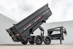 PJ Trailers 14'x83" 18k GN Low Pro Dump Trailer w/ 4' Sides (DX) Stock #91620 - Thumbnail 24