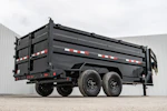 PJ Trailers 14'x83" 18k GN Low Pro Dump Trailer w/ 4' Sides (DX) Stock #91620 - Thumbnail 25
