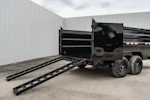 PJ Trailers 14'x83" 18k GN Low Pro Dump Trailer w/ 4' Sides (DX) Stock #91620 - Thumbnail 28