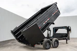 PJ Trailers 14'x83" 18k GN Low Pro Dump Trailer w/ 4' Sides (DX) Stock #91620 - Thumbnail 29
