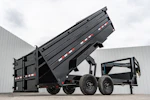 PJ Trailers 14'x83" 18k GN Low Pro Dump Trailer w/ 4' Sides (DX) Stock #91620 - Thumbnail 32