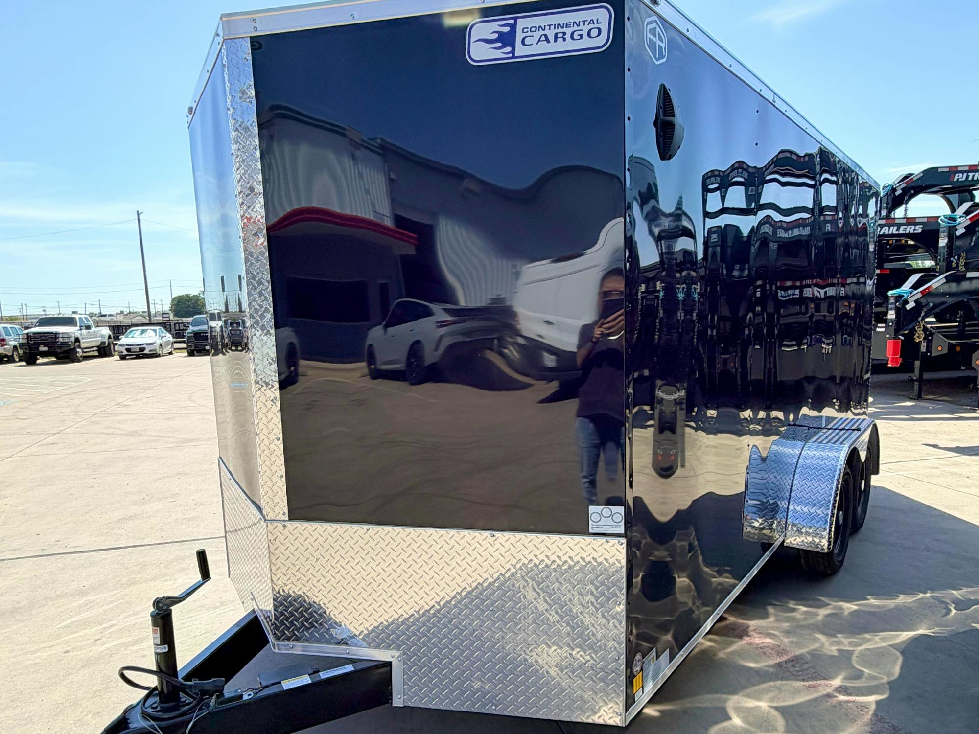 Continental Cargo V-Series 7' × 16' Enclosed Cargo Trailer