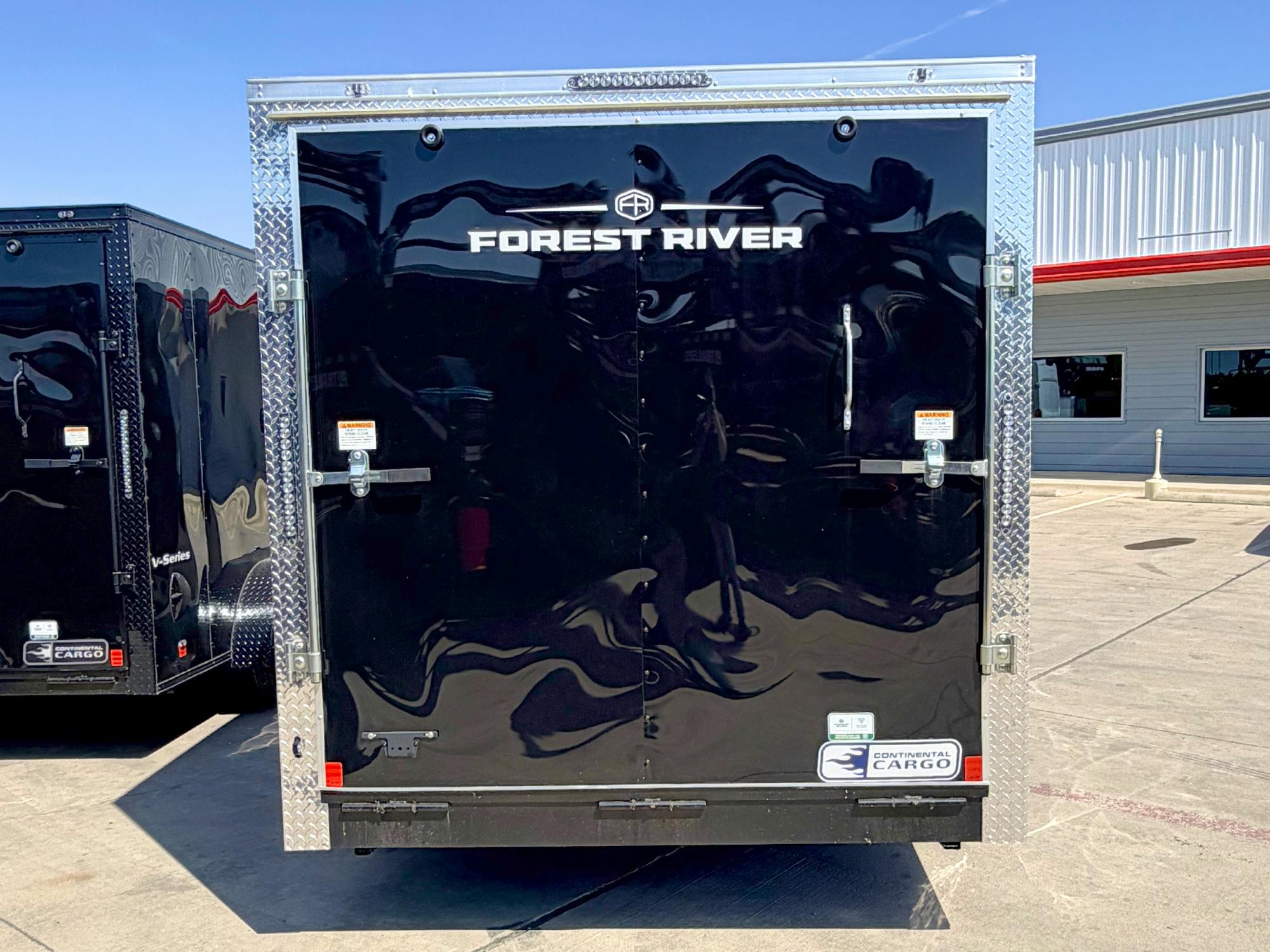 Continental Cargo 7'x16' Enclosed Cargo Trailer w/ Rear Ramp Doors (V-Series) - Stock #91628 - Image 4 of 4