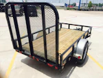 PJ Trailers 10'x60" Single Axle 4" Channel Utility Trailer (U6) Stock #91633 - Thumbnail 3