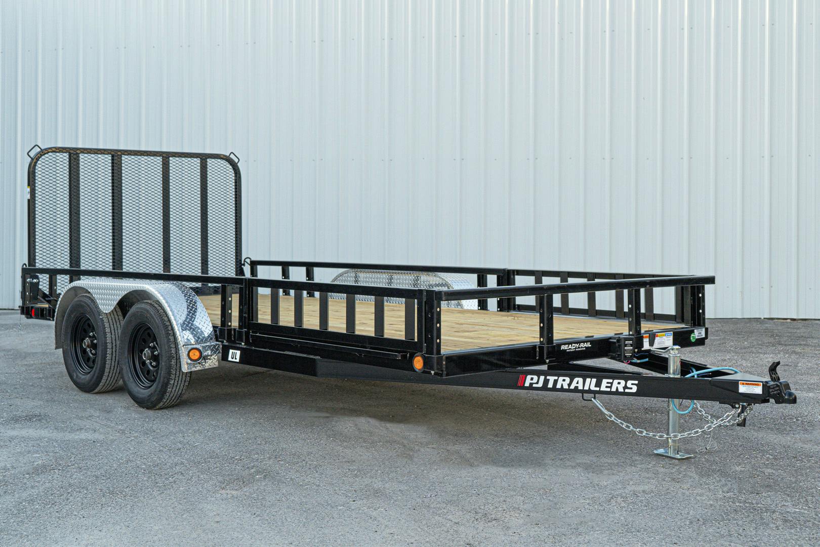 PJ Trailers 20'x83" Tandem Axle 4" Channel Utility Trailer (UL) - Stock #91635 - Image 3 of 18