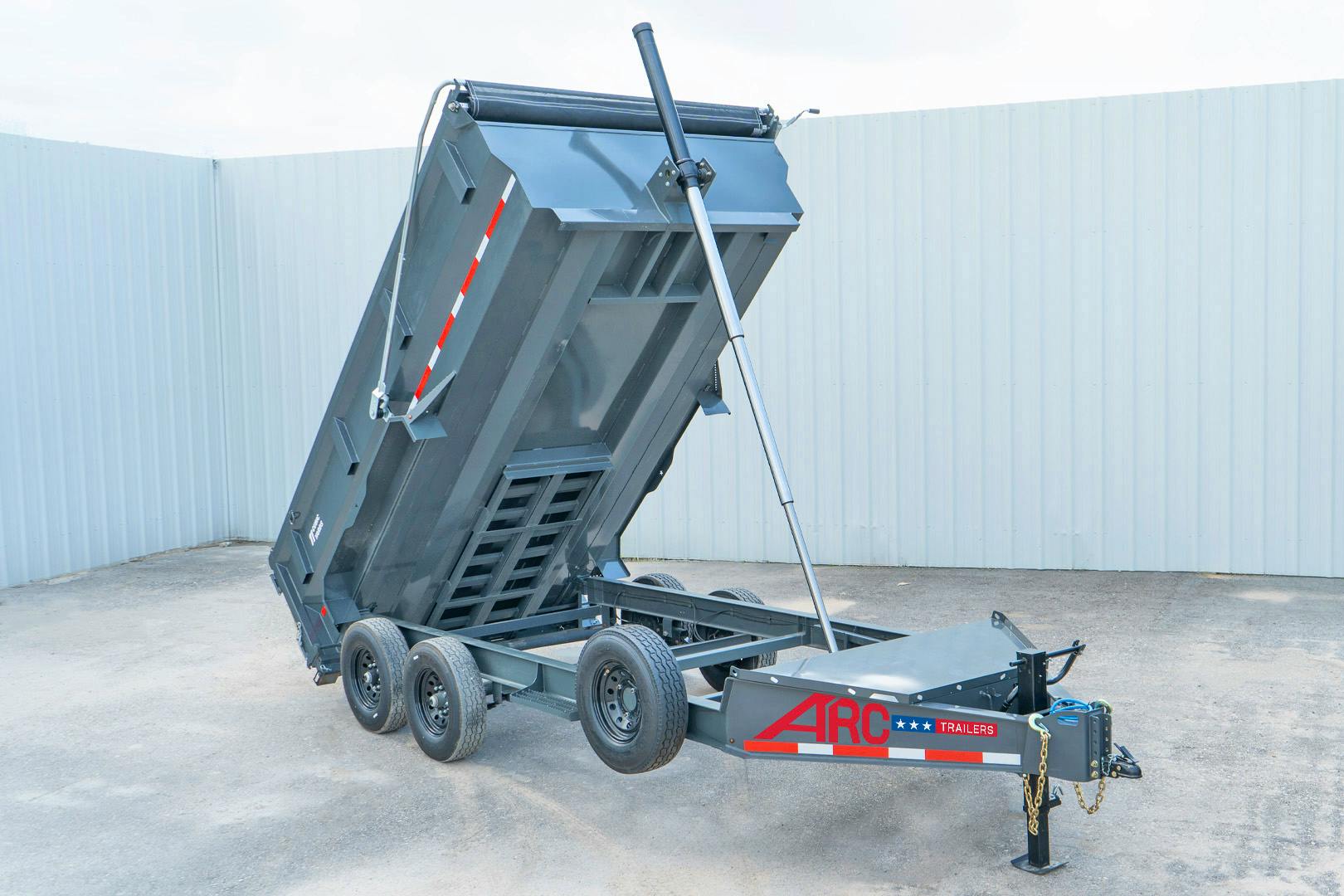 ARC Trailers 14'x83" Telescopic Dump Trailer w/ 3' Sides (BDT) - Stock #91640 - Image 3 of 15