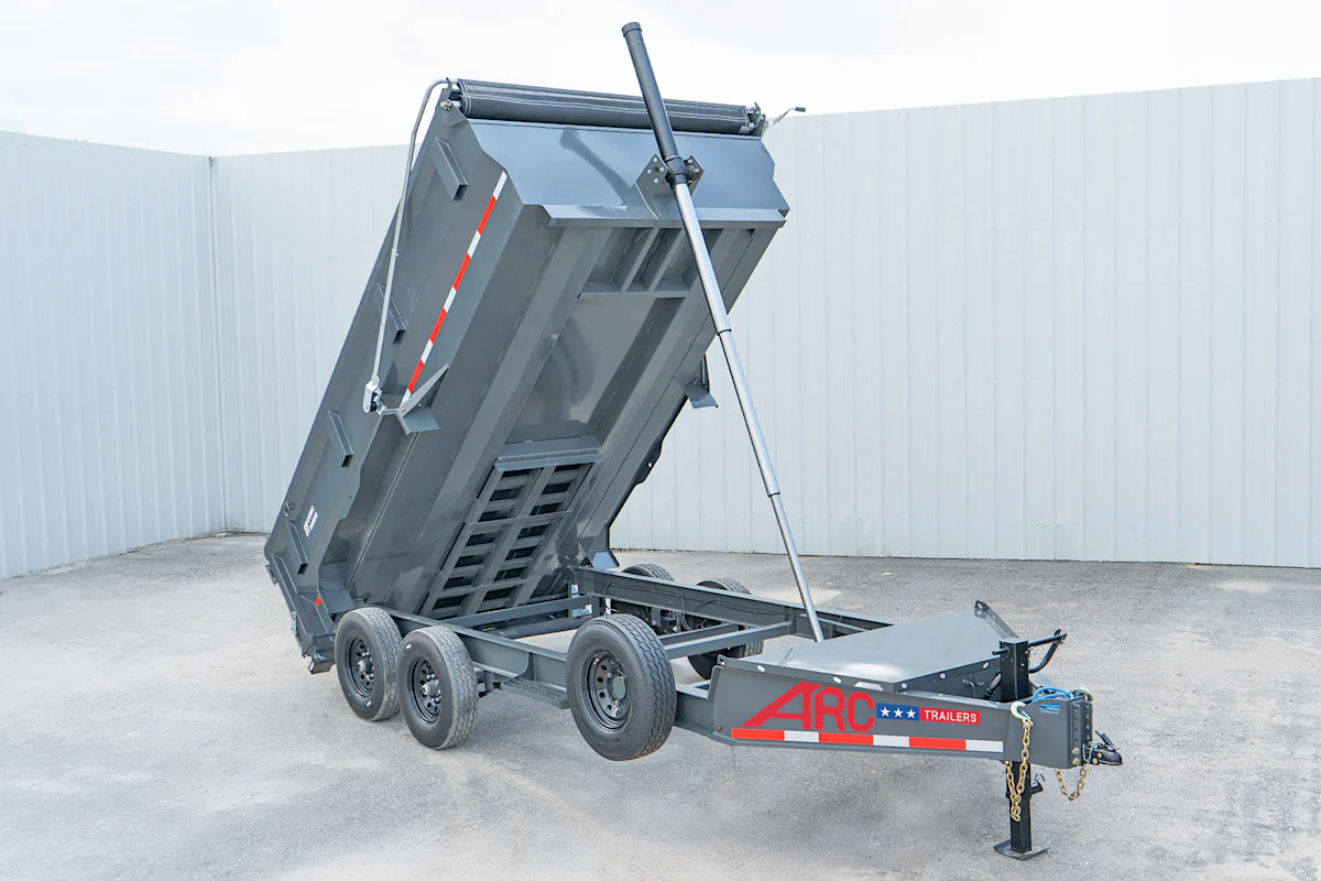 ARC Trailers 14'x83" Telescopic Dump Trailer w/ 3' Sides (BDT) - Stock #91640 - Image 3 of 15 ARC Trailers 14'x83" Telescopic Dump Trailer w/ 3' Sides (BDT) - Stock #91640 - Image 3 of 15