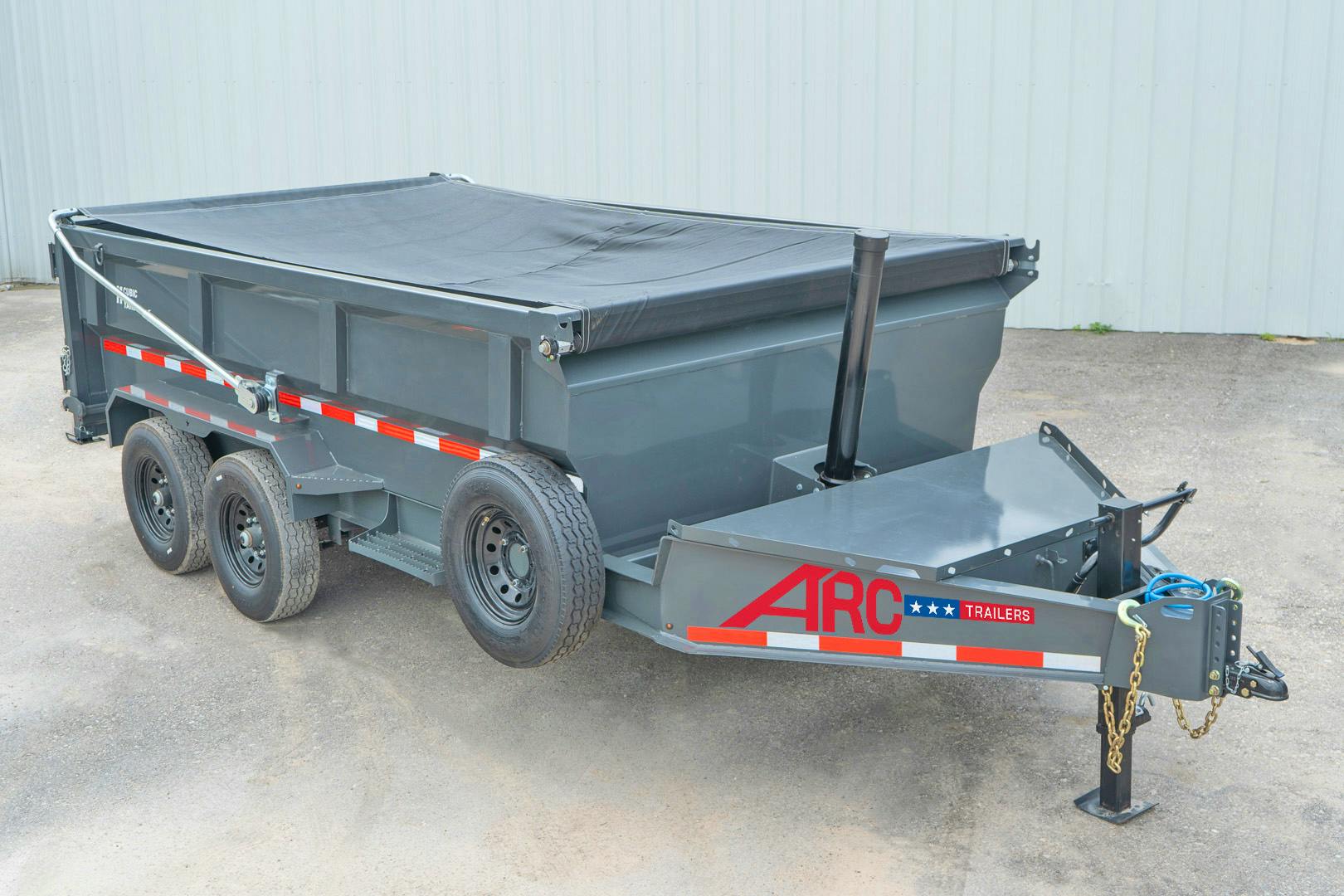 ARC Trailers 14'x83" Telescopic Dump Trailer w/ 3' Sides (BDT) - Stock #91640 - Image 2 of 15