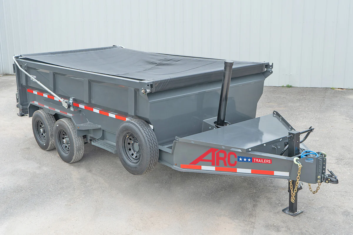 ARC Trailers 14'x83" Telescopic Dump Trailer w/ 3' Sides (BDT) - Stock #91640 - Image 2 of 15 ARC Trailers 14'x83" Telescopic Dump Trailer w/ 3' Sides (BDT) - Stock #91640 - Image 2 of 15