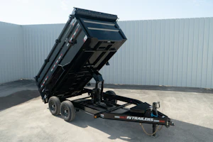 PJ Trailers 14'x83" Low Pro High Side Dump Trailer w/ 4' Sides (DM)
