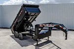 PJ Trailers 14'x83" Low Pro High Side Dump Trailer w/ 3' Sides (DM) Stock #91650 - Thumbnail 1