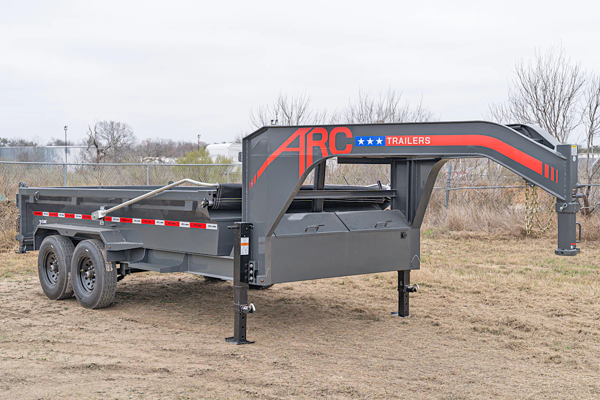 ARC Trailers 14'x83" Gooseneck Telescopic Dump Trailer w/ 2' Sides (GDT) - Stock #91660 - Image 11 of 18 ARC Trailers 14'x83" Gooseneck Telescopic Dump Trailer w/ 2' Sides (GDT) - Stock #91660 - Image 11 of 18