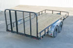 PJ Trailers 16'x83" Tandem Axle 4" Channel Utility Trailer (UL) Stock #91696 - Thumbnail 2