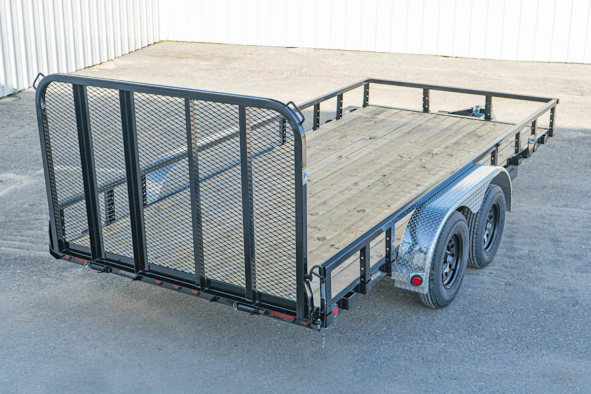 PJ Trailers 16'x83" Tandem Axle 4" Channel Utility Trailer (UL) - Stock #91697 - Image 2 of 13 PJ Trailers 16'x83" Tandem Axle 4" Channel Utility Trailer (UL) - Stock #91697 - Image 2 of 13