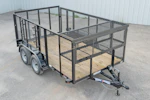 Texas Bragg 12'x83" Landscape Trailer w/ 4' Sides & 4' Gate (L2) Stock #91705 - Thumbnail 10