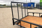 Texas Bragg 12'x77" Utility Trailer w/ 4' Gate (U2) Stock #91716 - Thumbnail 3