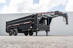 PJ Trailers 14'x83" Low Pro High Side Dump Trailer w/ 4' Sides (DM) Stock #91731 - Thumbnail 6