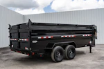 PJ Trailers 14'x83" Low Pro High Side Dump Trailer w/ 4' Sides (DM) Stock #91731 - Thumbnail 19