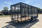 Texas Bragg 16'x77" Landscape Trash Trailer w/ Tandem Axle (LT) Stock #91739 - Thumbnail 1