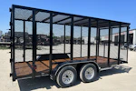 Texas Bragg 16'x77" Landscape Trash Trailer w/ Tandem Axle (LT) Stock #91739 - Thumbnail 3