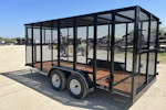 Texas Bragg 16'x77" Landscape Trash Trailer w/ Tandem Axle (LT) Stock #91743 - Thumbnail 2