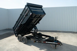PJ Trailers 14'x83" Low Pro High Side Dump Trailer w/ 4' Sides (DM)