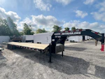 PJ Trailers 40'x102" Gooseneck Flatbed Trailer w/ Hydraulic Dovetail (LY1) Stock #91752 - Thumbnail 4