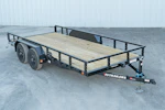 PJ Trailers 16'x83" Tandem Axle 4" Channel Utility Trailer (UL) Stock #91755 - Thumbnail 1