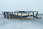 PJ Trailers 16'x83" Tandem Axle 4" Channel Utility Trailer (UL) Stock #91755 - Thumbnail 2