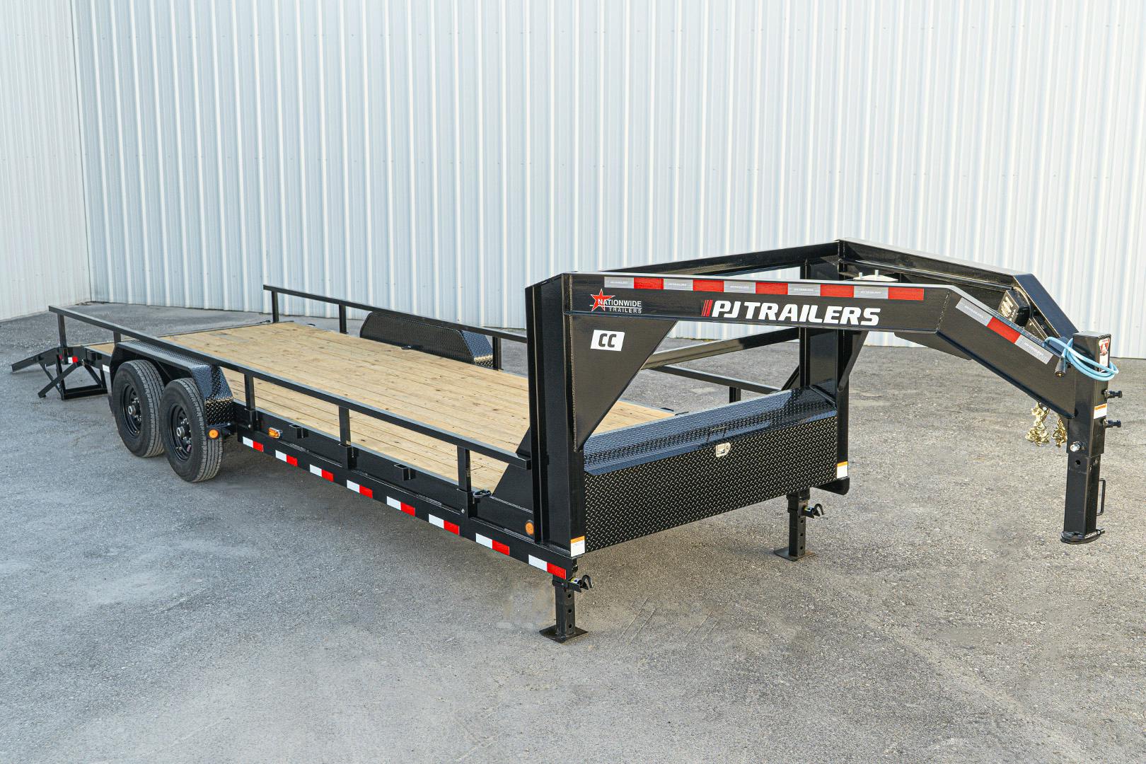 PJ Trailers 24'x83" Gooseneck 6" Channel Equipment Trailer (CC) - Stock #91757 - Image 2 of 20