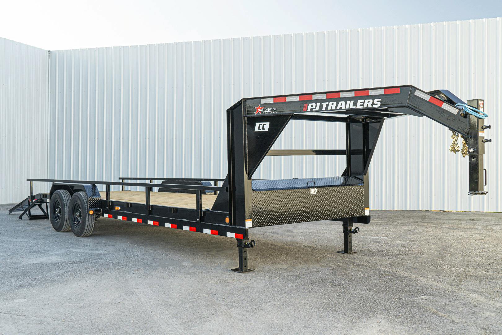 PJ Trailers 24'x83" Gooseneck 6" Channel Equipment Trailer (CC) - Stock #91757 - Image 4 of 20