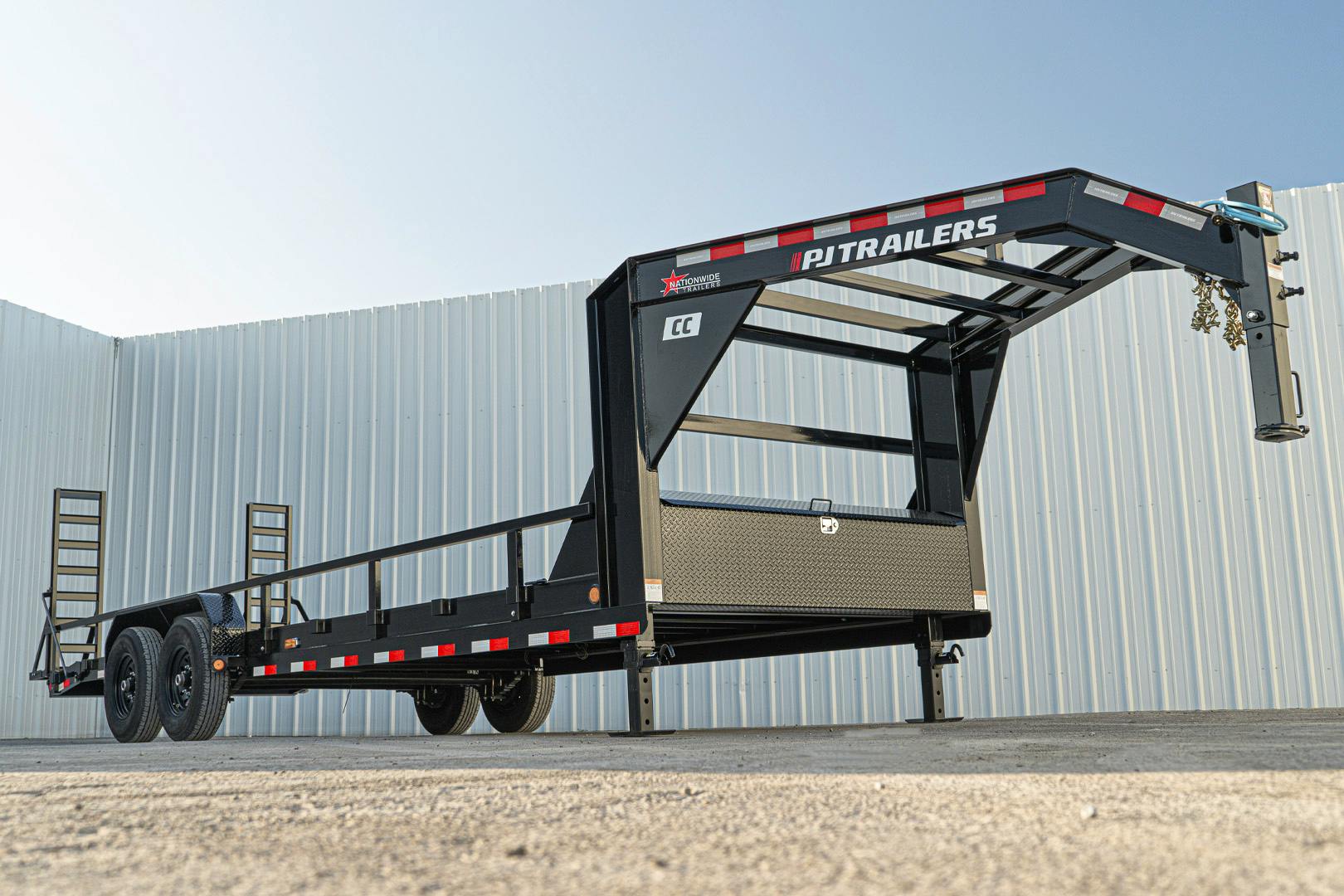 PJ Trailers 24'x83" Gooseneck 6" Channel Equipment Trailer (CC) - Stock #91757 - Image 5 of 20