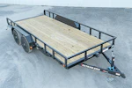 PJ Trailers 16'x83" Tandem Axle 4" Channel Utility Trailer (UL) Stock #91759 - Thumbnail 4