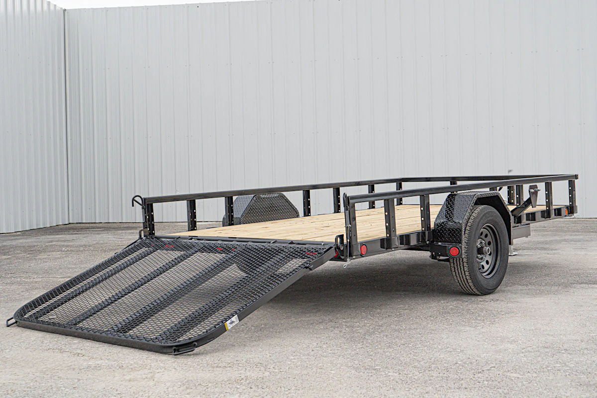PJ Trailers 12'x77" Single Axle 4" Channel Utility Trailer (U7) - Stock #91761 - Image 17 of 17 PJ Trailers 12'x77" Single Axle 4" Channel Utility Trailer (U7) - Stock #91761 - Image 17 of 17